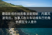 蘑菇影视在线观看深度揭秘：内幕风波背后，当事人在火车站候车厅的角色疯狂令人意外