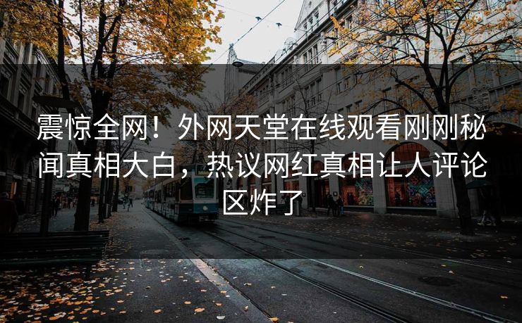 震惊全网！外网天堂在线观看刚刚秘闻真相大白，热议网红真相让人评论区炸了